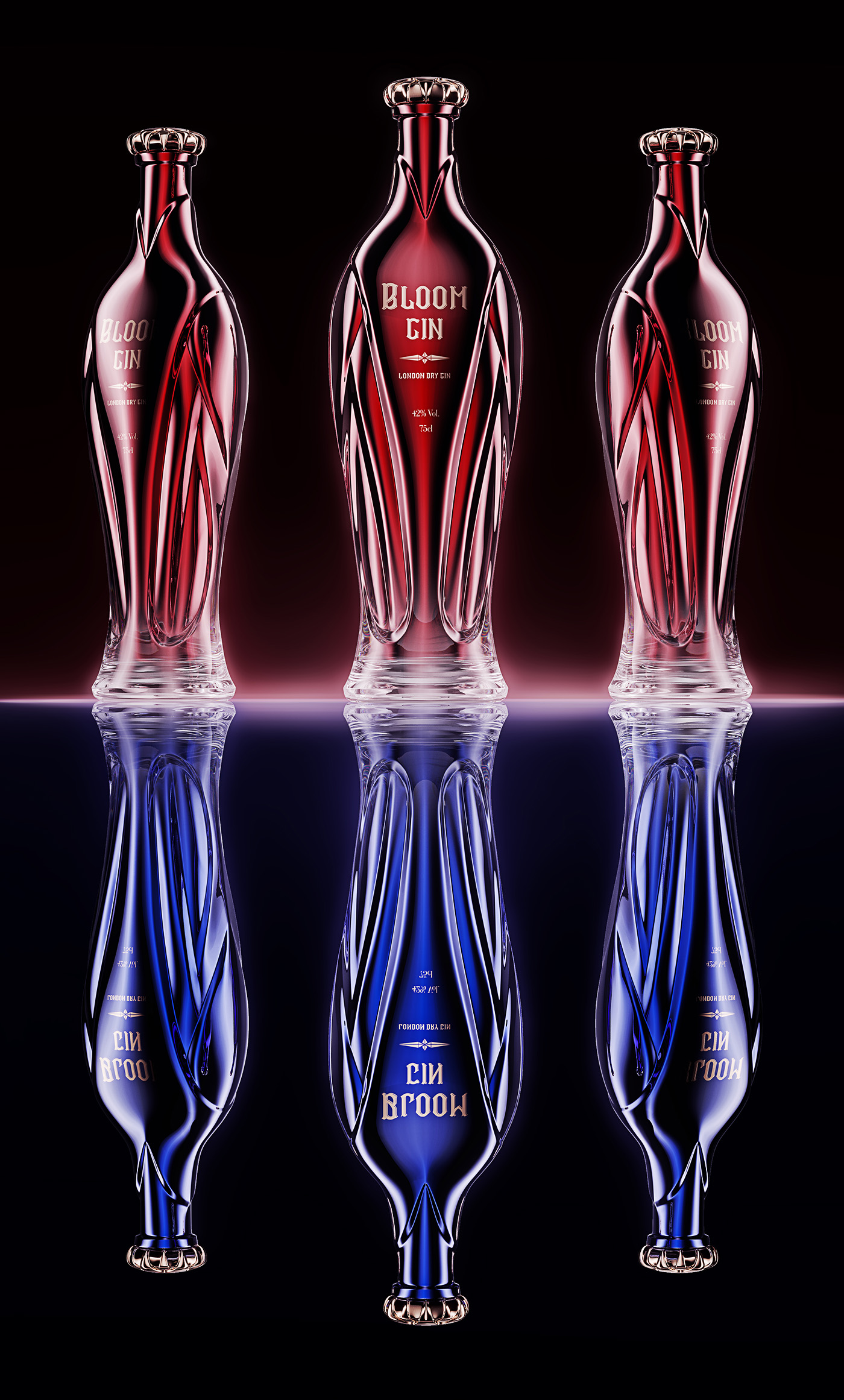 Bloom Gin Bottle Design Concept World Brand Design Society